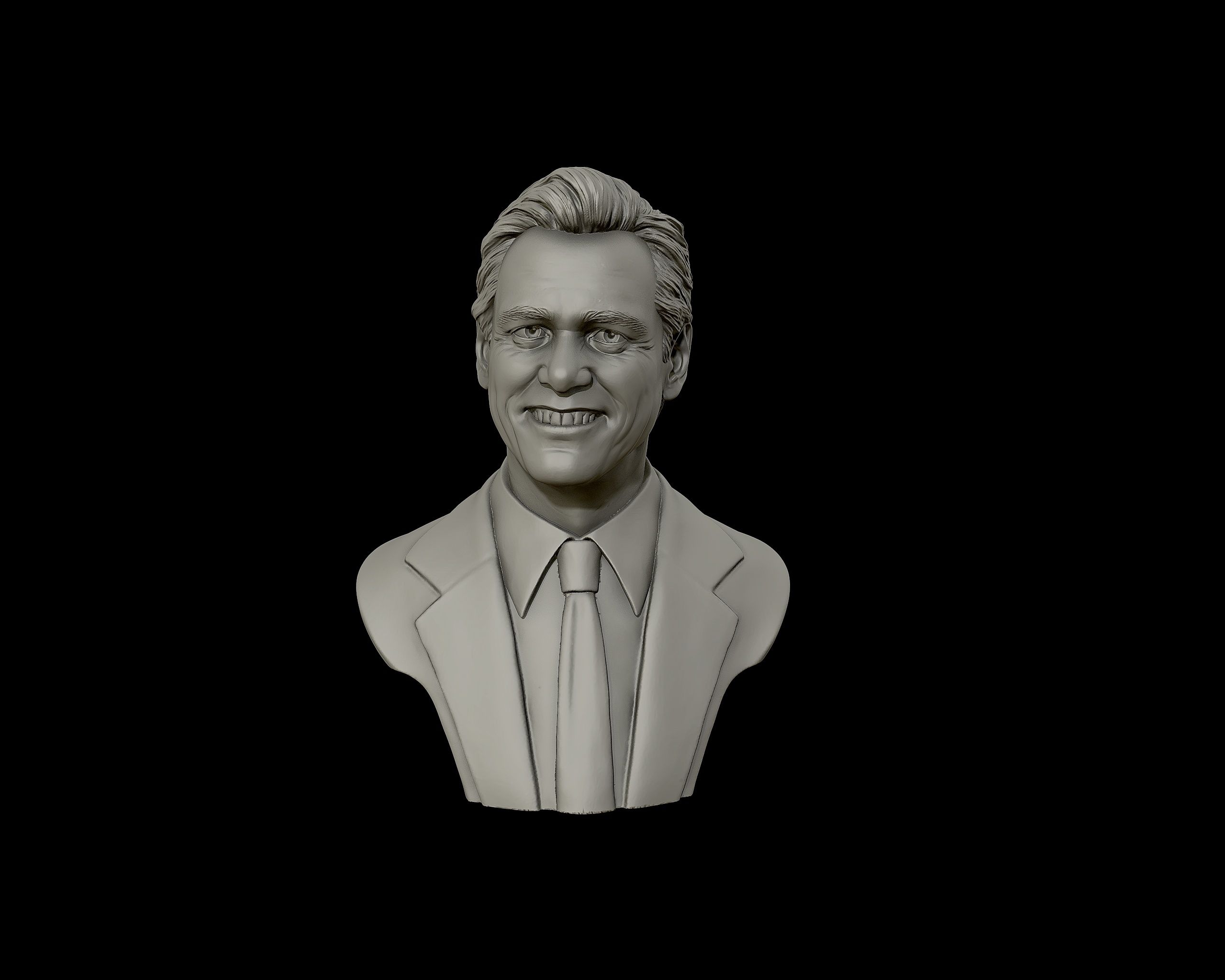 22.jpg OBJ-Datei Jim Carrey Büste Skulptur 3D-Druck Modell herunterladen • Modell für 3D-Drucker, selfix