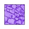 25mm_square_base_cobblestone_v2_010_t.stl 10x 25mm square base with cobblestone ground v2 (+toppers)
