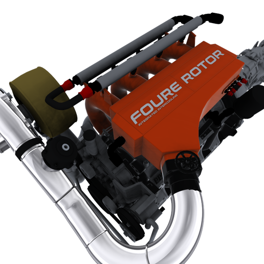 プラモデル　MAZDA ROTARY ENGINE Amazingly detailed Mazda 787B rotary engine model released