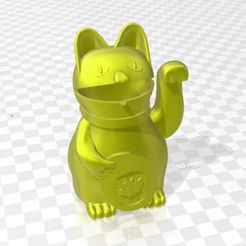 canadianluckycat.jpg Fichier STL gratuit LuckyCat canadien・Modèle pour imprimante 3D à télécharger, syzguru11