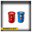 slike2.png 4x Different types of barrels for diorama