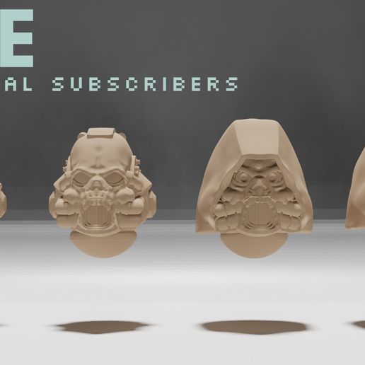 Skull Helmet - Special 50 subscribers 3D model