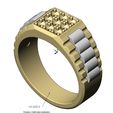 volume1.jpg Anillo cuadrado de diamantes estilo rolex Talla 6 a 13