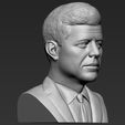 9.jpg John F Kennedy bust ready for full color 3D printing