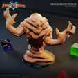 Lavaman-Back.jpg Lavaman, Breath of Fire 3 Miniature, Pre-Supported