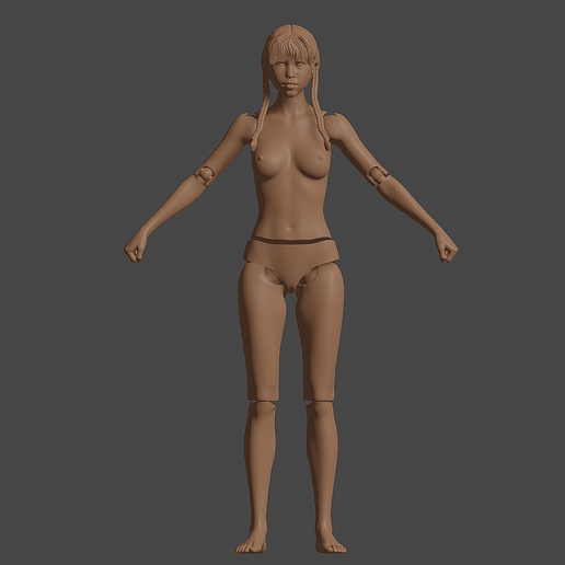🧛 Jenna Ortega (Wednesday Addams) Action Figure v2・ STL File for 3D  printing・Cults