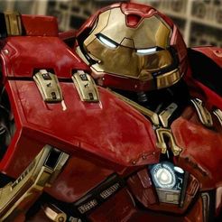 hb.jpg Fichier STL gratuit BUSTE D'HULKBUSTER・Plan à télécharger et à imprimer en 3D