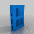 Slotted_Case.png Sleeve Case for Raspberry Pi B+ / Pi 2