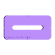 Futures_Fin_Box_Slot.stl Future Fins Surfboard Install Template for Router