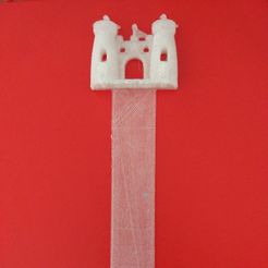 castleprint01.jpg Fichier STL Séparateur de livres de château classique・Plan pour impression 3D à télécharger