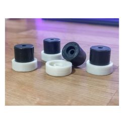 0.jpg Free 3D file Heated bed spacers for silicone mounts (multiple versions)・3D print model to download