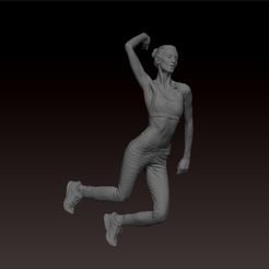 382.jpg STL file Figure volley woman character・3D print model to download