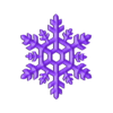 Copo VII.stl Geometric Snowflake - Fractal Elegance VII