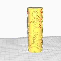 Flower-AA5x.png STL-Datei Texturierte Walzen für 3D-Drucker | Harzdrucker oder FDM-Drucker AA5・3D-Drucker-Vorlage zum herunterladen, POLYMER_CUTTERS_DESIGNS