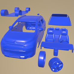 c20_005.png STL file Citroen C3 Aircross 2022 PRINTABLE CAR IN SEPARATE PARTS・3D printer model to download