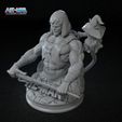 He-man-2-2.jpg HE-MAN & ORKO BUST - MASTER OF UNIVERSE 3D print model fan art 3D print model