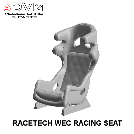 RACETECH WEC RACING SEAT IN 1/24 SCALE 3D model