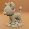 Litleo8.jpg Pokemon No. 667, 668 Litleo, Pyroar