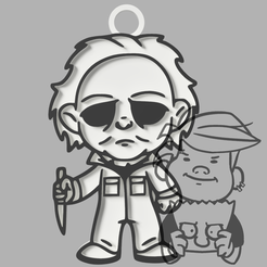 MikeMyersA.png Fichier STL Chaînes pour bébés - Mr Myers・Modèle pour impression 3D à télécharger