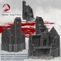 House-3-ruins.jpg Fichier 3D Maison d'Arkenfel 3 Ruines・Plan pour impression 3D à télécharger