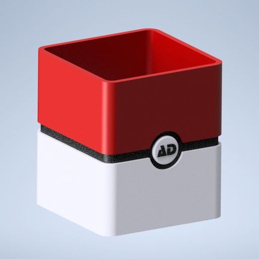 POKEBALL HOLDER/VASE 3D model