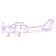 Skyhawk-172.stl Skyhawk 172