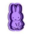 Miffy #7_70mm.stl Cookie Cutter - Miffy #7 (Miffy Collection)