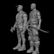 screenshot.2036.jpg HITMANS, Golf The Gamer, fighter, 6" ACTION FIGURE FOR 3D PRINTING