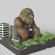 KChibi_ingKong.737.jpg King Kong -CHIBI VERSION -FANART-Japan-tokusatsu CARICATURE -3D PRINT MODEL