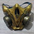 Scorpion mask covid (3).jpg covid mask Mortal Kombat Scorpion 11 MK