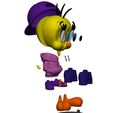asd.jpg TWEETY BIRD URBAN VIBES WITH HOODIE ( MULTIPARTS AND 3MF )