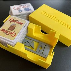 f9b0f68bde17052d13d930b608a7a33b_preview_featured.jpg Free STL file Insert/Organizer and Guillotine for the board game Guillotine・3D printable model to download