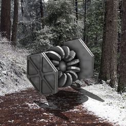 Jäger_1.jpg Fichier STL Star Wars TIE Fighter・Design à télécharger et à imprimer en 3D
