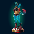 Preview8.png Lucario Thicc Muscle Mommy - 4 Furry variation 3D Print Model