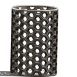 2S.jpg Honeycomb pencil cup - 3d model