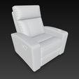 02.png 带杯架的现代躺椅 - 3D 模型