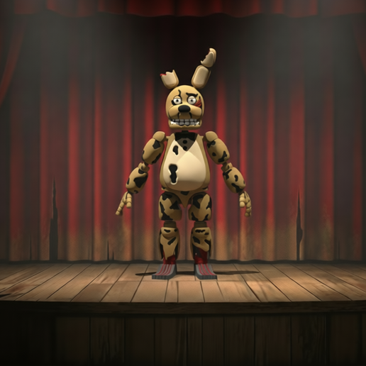 sirve-2.png FIVE NIGTHS AT FREDDY'S SPRINGTRAP ARTICULATED FIGURE