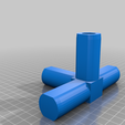 pvc4.png Space Frame connector for PVC 1" pipe