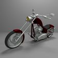 17.jpg Big Dog K9 Chopper Motorcycle 3D Model For Print
