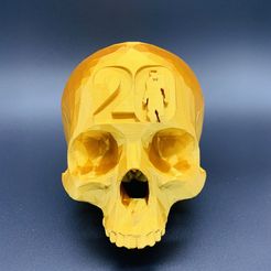 Up-Close-front.jpeg 3D file Halo 20 Year Anniversary Skull・3D printer design to download