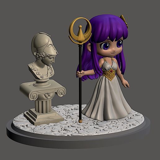 Saint Seiya - Lady Isabel diorama