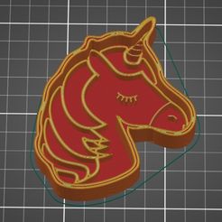 unicornsoap.jpg Fichier STL gratuit Moule à savon licorne・Objet pour impression 3D à télécharger