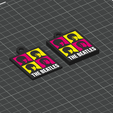 The-beatles-3.png The Beatles (One and Mirror Sided versions) Music Bands Keychains Collection - 4 Color 3MF for AMS Printers