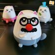 pict17.jpg 3D-Datei So Kawaii Katze super niedlich und lustig [Sparschwein, Box, Topf, dekorative Figur]・3D-druckbares Design zum Herunterladen