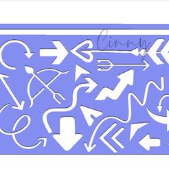 3.jpg Stencil Arrows - Bullet Journal