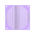 fan-filter-mesh-wafflecart.stl 120mm Fan Cover / Mesh Filter
