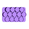 Support pots de peinture Citadel 13 slots.STL Holders for Citadel paint pots and brushes