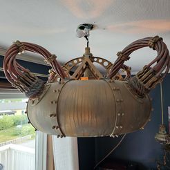 1000001023.jpg Steampunk Ceiling Lamp