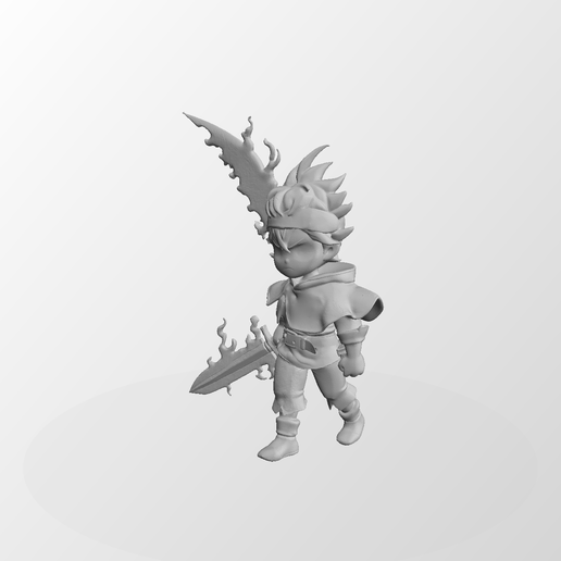 ☘️ Asta - Black Clover・ STL File for 3D printing・Cults