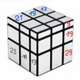 RubiksCube-Silver_-_Mesure.jpg Rubik's cube Mirror - Replacement corners